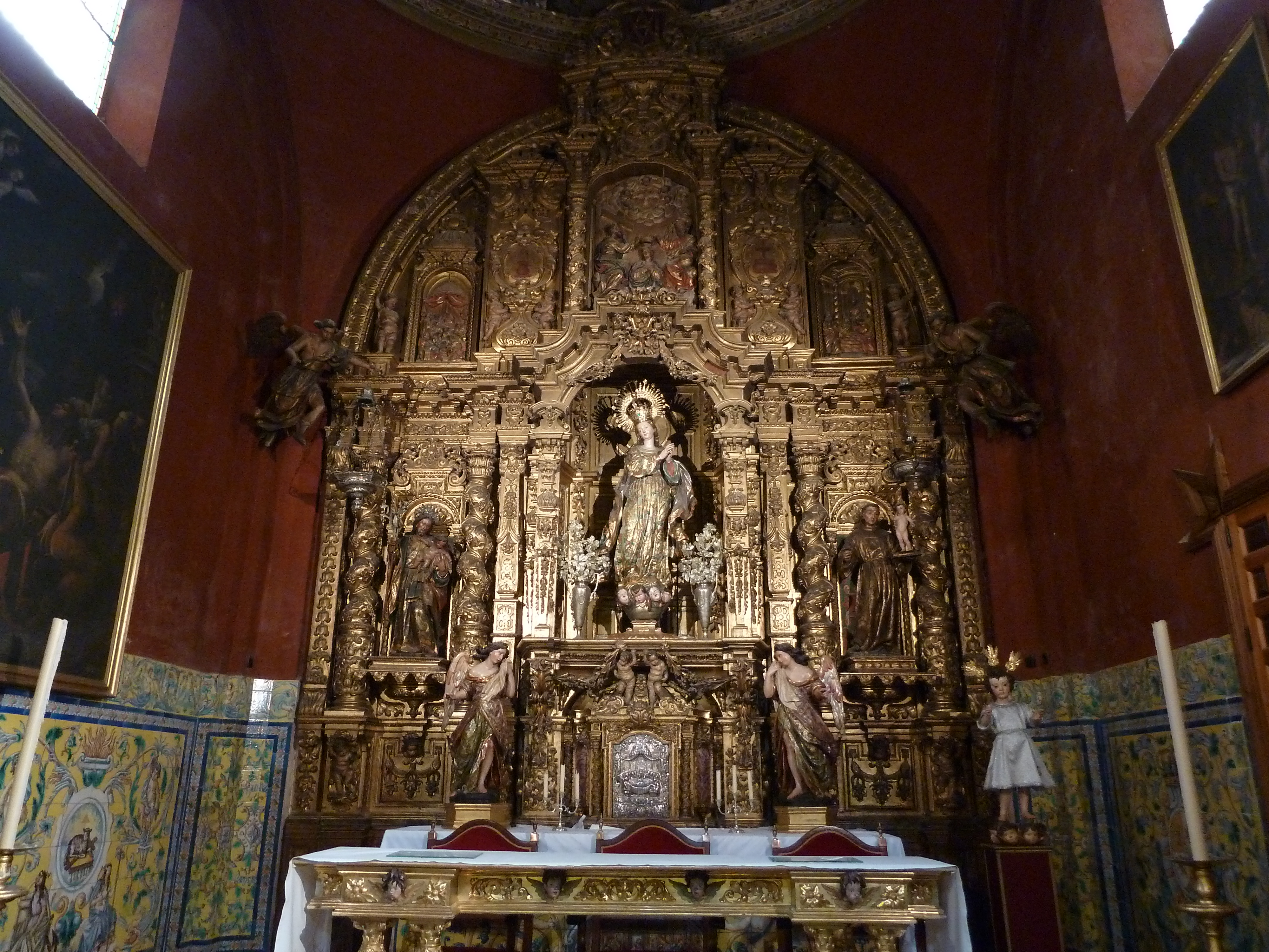 Resultado de imagen de Inmaculada de los CanÃ³nigos Capilla de las Doncellas Catedral sevilla
