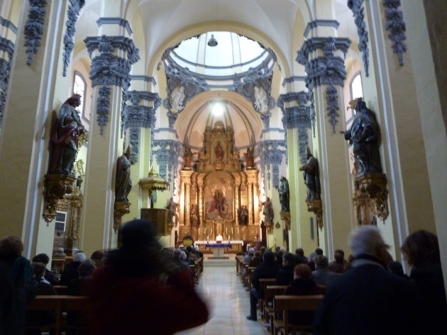Interior de la Parroquia de San Cristobal, Muel