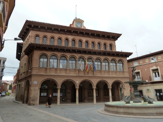 Ayuntamiento y Fuente de la Mora, Cariñena